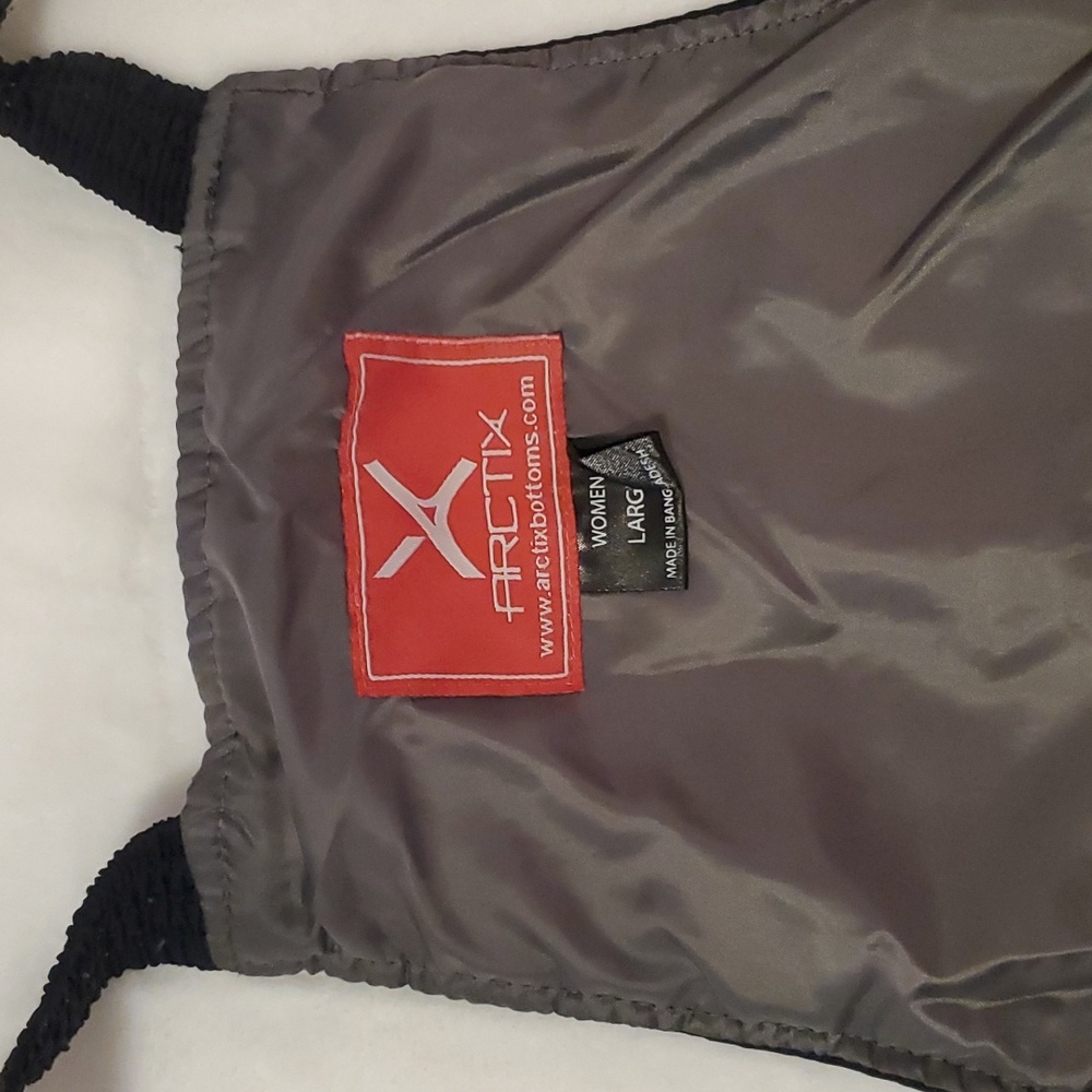 Black Arctix Snow Bibs. Women's LG - Picture 5 of 14